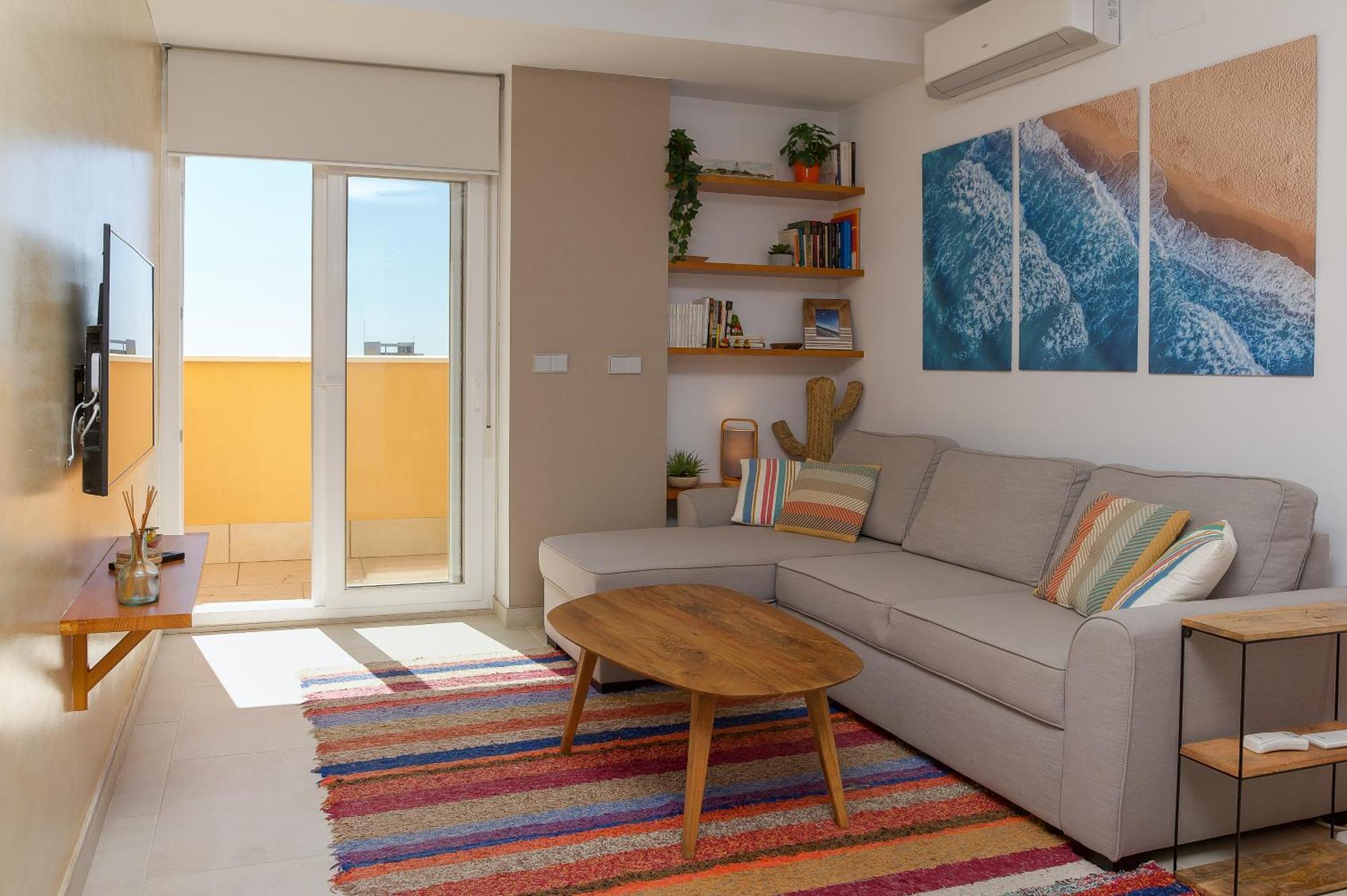 Deja Blue - Tarifa Rent Modern Penthouse Apartment Exterior photo