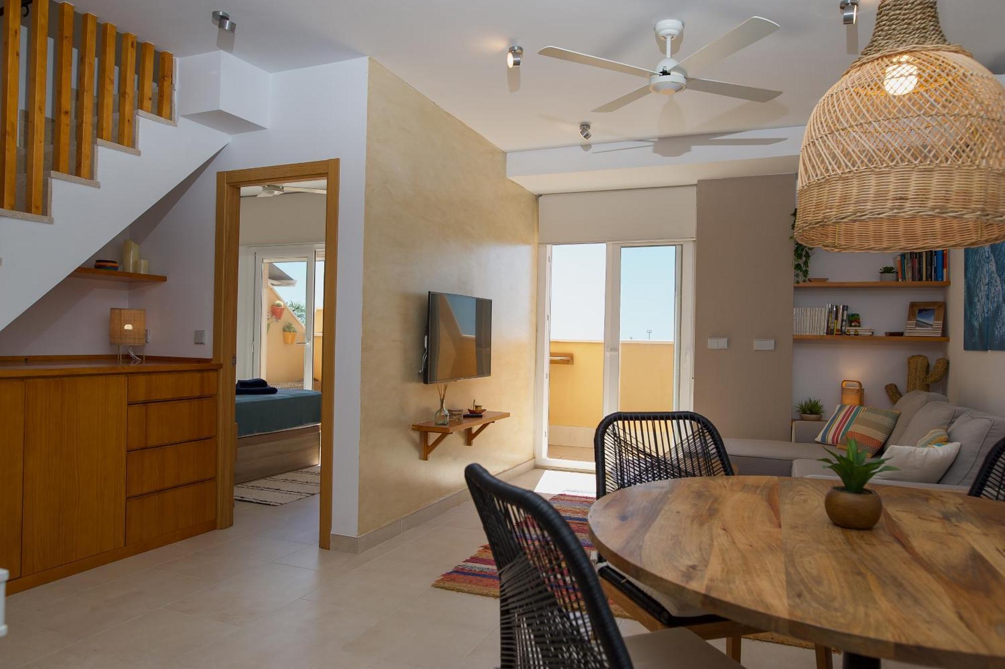Deja Blue - Tarifa Rent Modern Penthouse Apartment Exterior photo